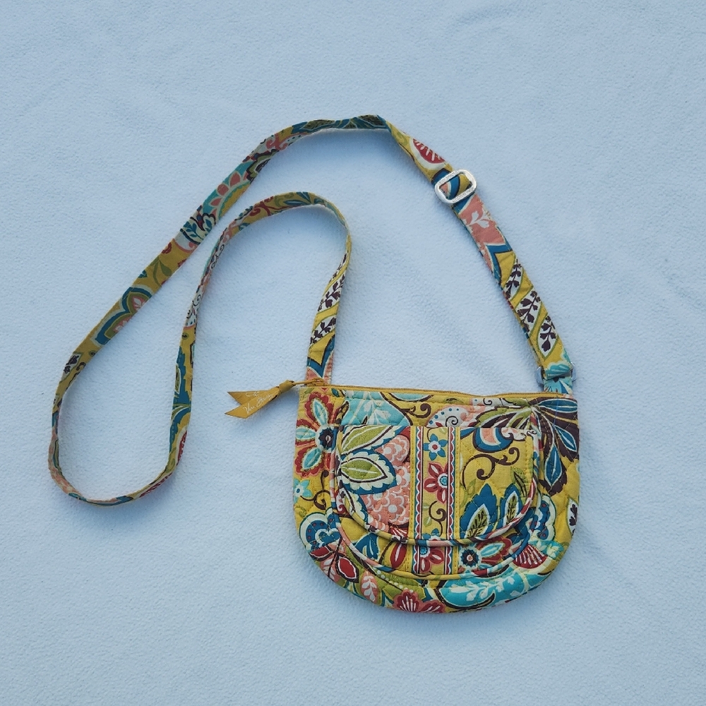 ​Vera Bradley Sun Valley Quilted Crossbody Bag - Retired Pattern